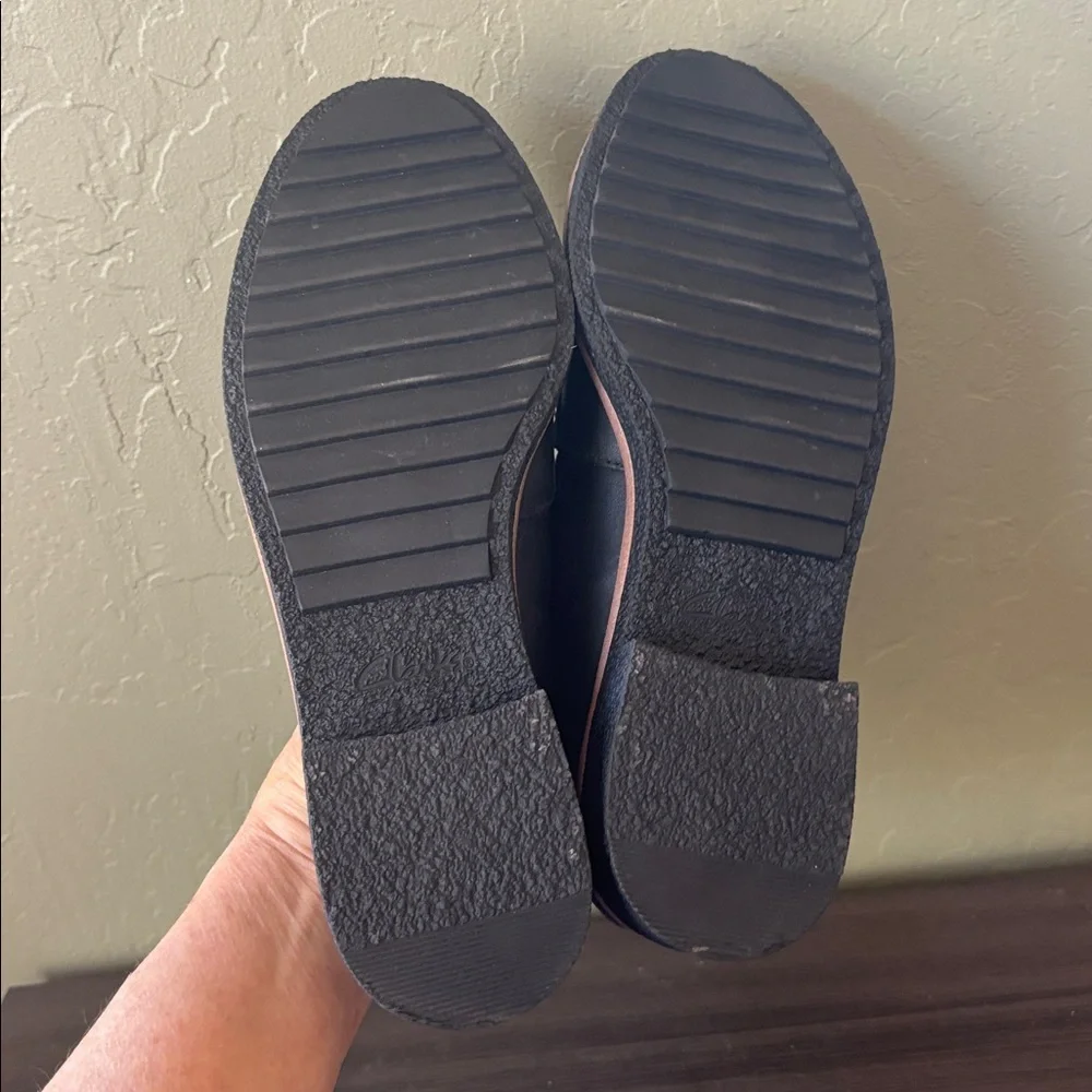 Clark’s Griffin Sail‎ Black Loafer Size 6